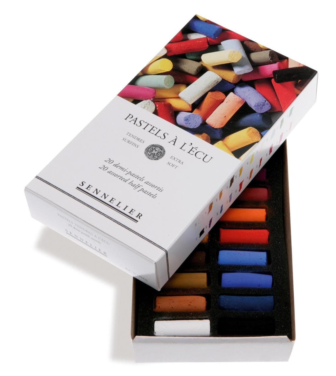 Sennelier Extra-Soft French Pastels, 20 Colors